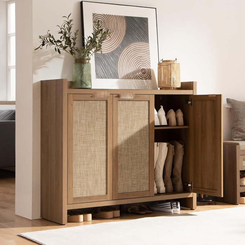 Vine Shoe Cabinet Storage Cabinet