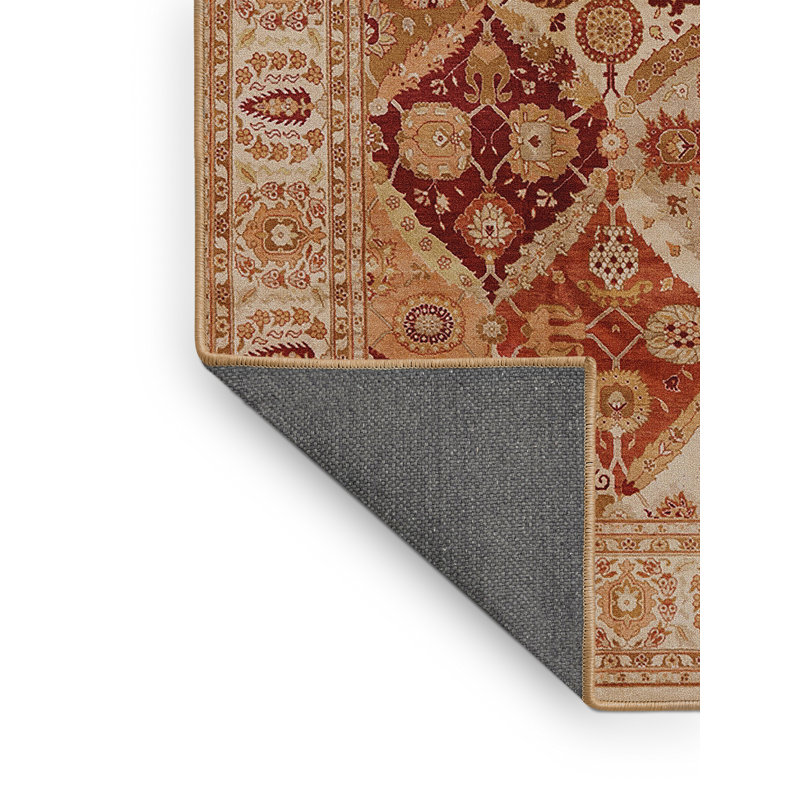 Tapis brun / beige Garen, Rectangle 3 pi x 5 pi