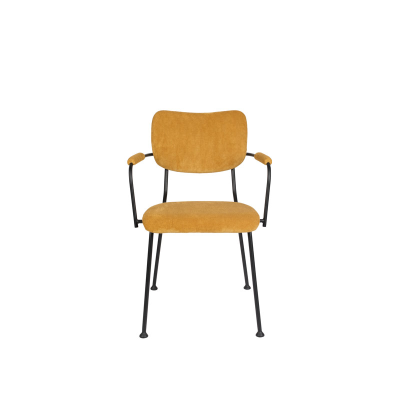 Benson Upholstered Arm Chair, Amber