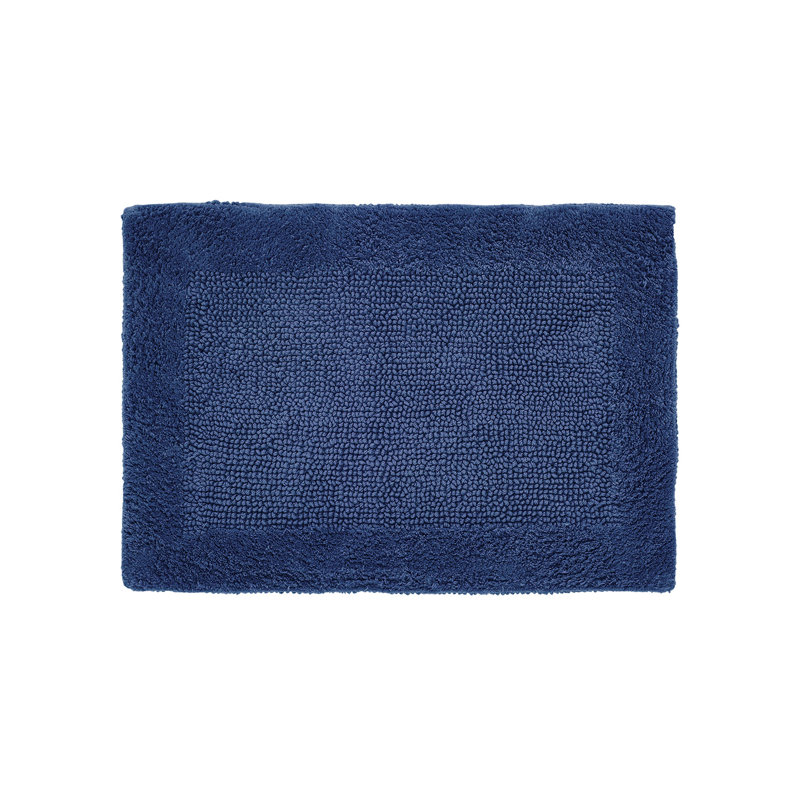 Ensemble de tapis pour salle de bain 2 pièces Moriceau, 2 pièces (17 po x 24 po | 20 po x 20 po), Marine