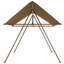 Auvent hexagonal à voile pour patio