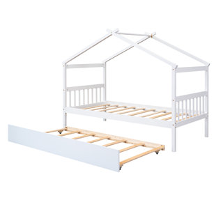 Trundle White: Kids Beds You'll Love | Wayfair