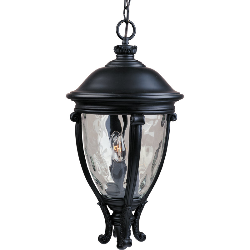 Lanterne suspendue d’extérieur 3 ampoules oriental bronze Islington, H 24,5 po x l 12,5 po x P 12,5 po