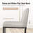 Kunkel 24" Modern Kitchen Counter Stool with Faux Leather Padded Seat and Metal Frame-474068145-528069028