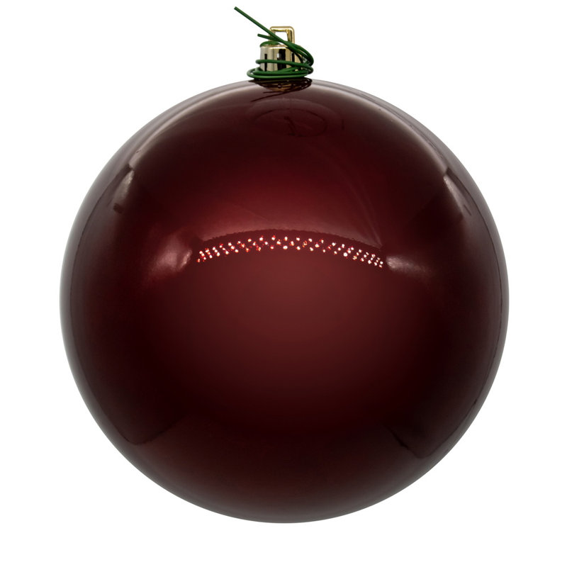 4" Shatterproof Bauble, Wine