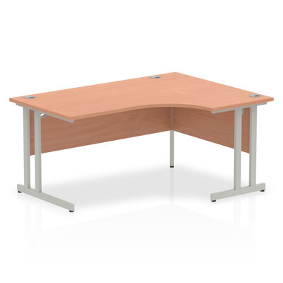 Impulse L-Shaped Metal Base Computer Desk