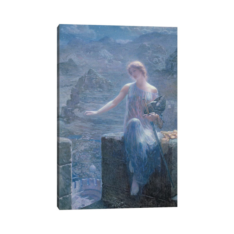 The Valkyrie's Vigil, 1906 by Edward Robert Hughes - Gallery-Wrapped Canvas Giclée on Canvas, Wrapped Canvas