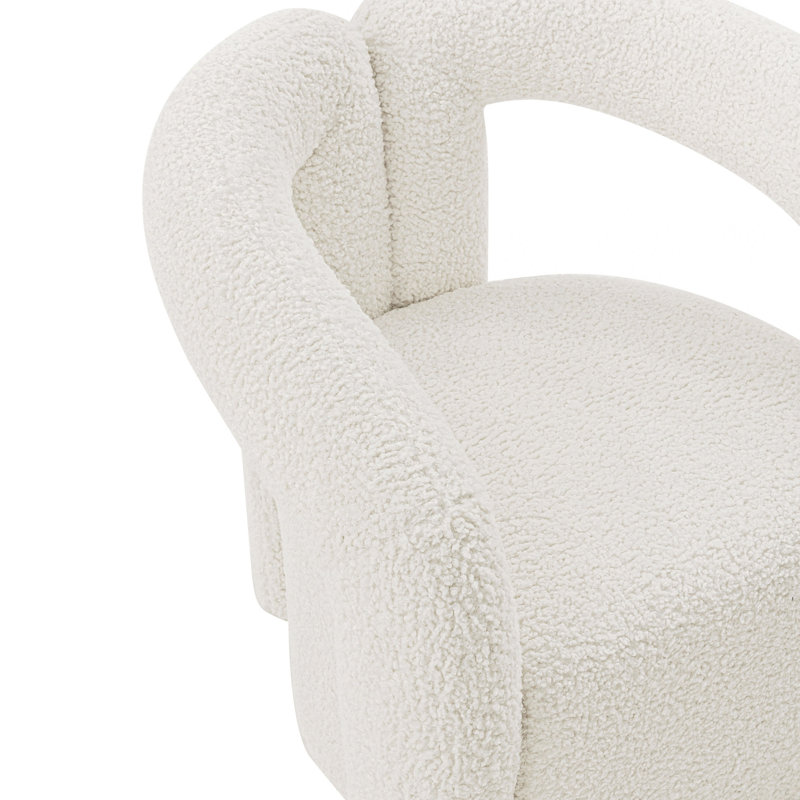 Méridienne Darian Boucle, Blanc