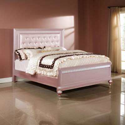 Aileen Vegan Leather Platform Bed