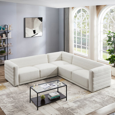 Canapé modulaire 3 pièces Blanaid