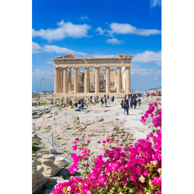 Parthenon Temple, Athens by Neirfy - Wrapped Canvas Print