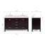  Ensemble de meuble-lavabo double 61 "-459167773-507835472