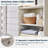 72" Tall Bathroom Storage Cabinet-251748085