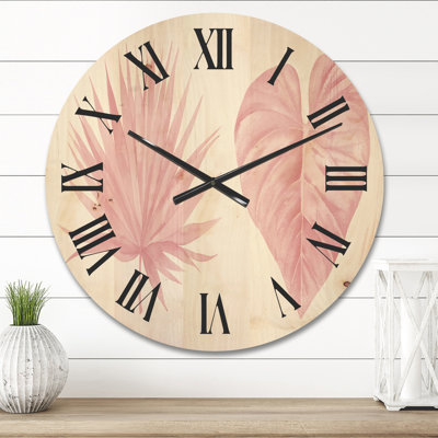 Solid Wood Wall Clock