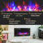Herakleitos Black Electric Fireplace with 5118 BTU-928824736