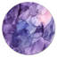Mauve et rose, art liquide translucide - cercle moderne en métal, art mural-68854446