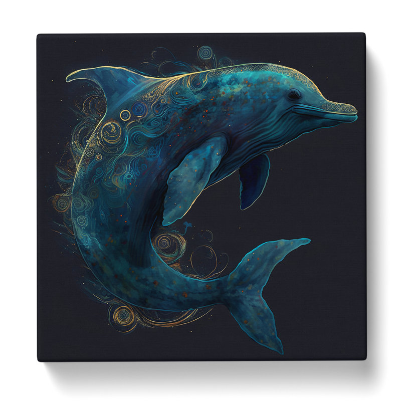 Dolphin Boho No.1 - No Frame Print