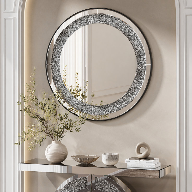 Miroir rond Crystal Crystal