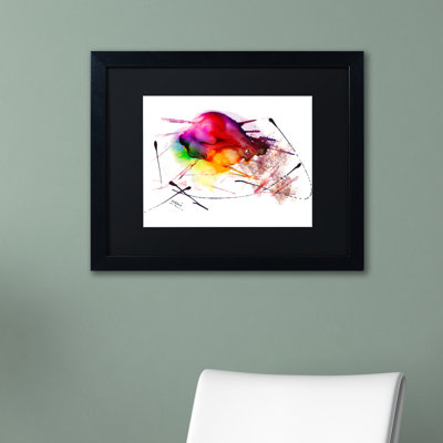 'Abstract 02' Framed Painting Print