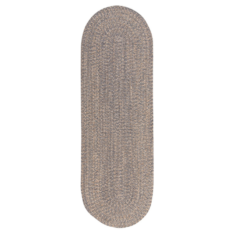 Tapis réversible en mélange de laine Madrid - gris, Tapis de couloir 2 pi x 10 pi