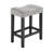 5 Piece Bar Table Set (Black; Gray)-1915581096-1915581097-1915581099