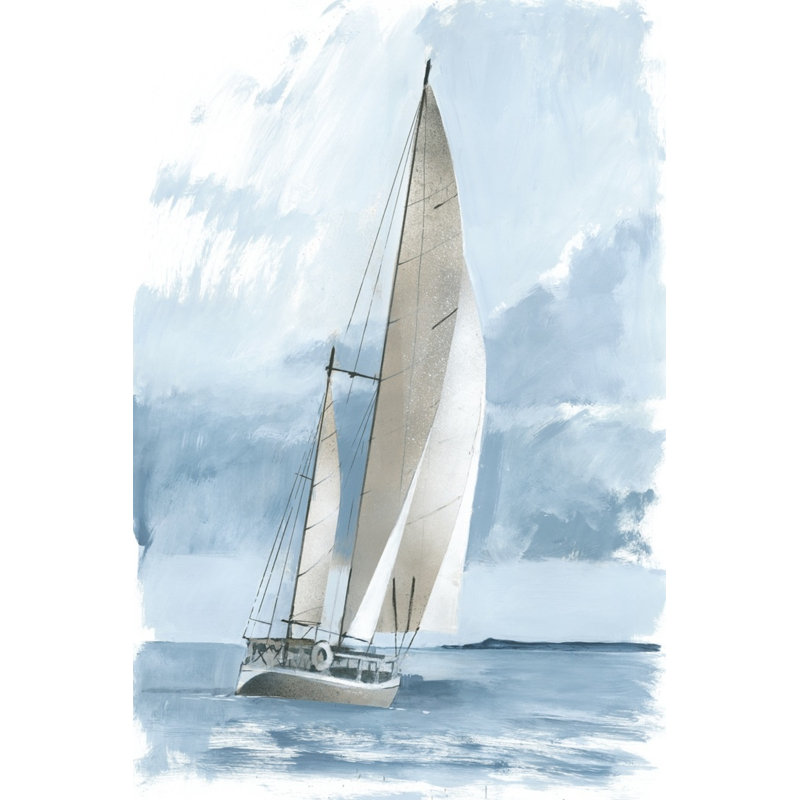 Set Sail 3 Print by PC Ngo, White Framed, 50" H x 35" W