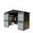 Outdoor Storage Shed,Metal Outside Sheds&Outdoor Storage Galvanized Steel,Tool Shed With Lockable Double Door For Patio,Backyard,Garden,Lawn-113816240-113816245