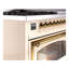 ILVE UN48FNMPEGG Nostalgie II Noblesse 48 inch Dual Fuel Range (8 Sealed Burners + Griddle, Triple Glass Door)-264993568-264993630-264993570