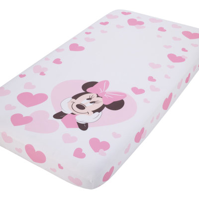Drap-housse pour lit de bébé Minnie Mouse NoJo Disney