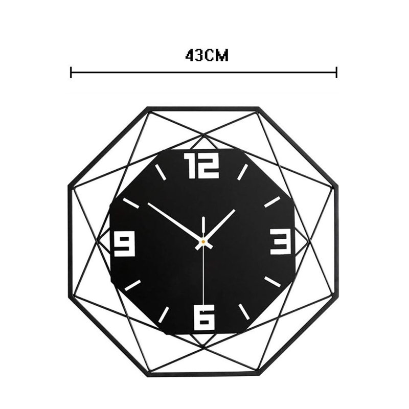 Carah Metal Wall Clock