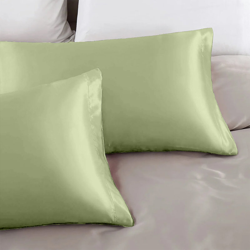 Satin Standard Pillowcase - Set of 2, Mint