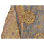 Hand Knotted Wool Oriental Area Rug in Blue And Gold