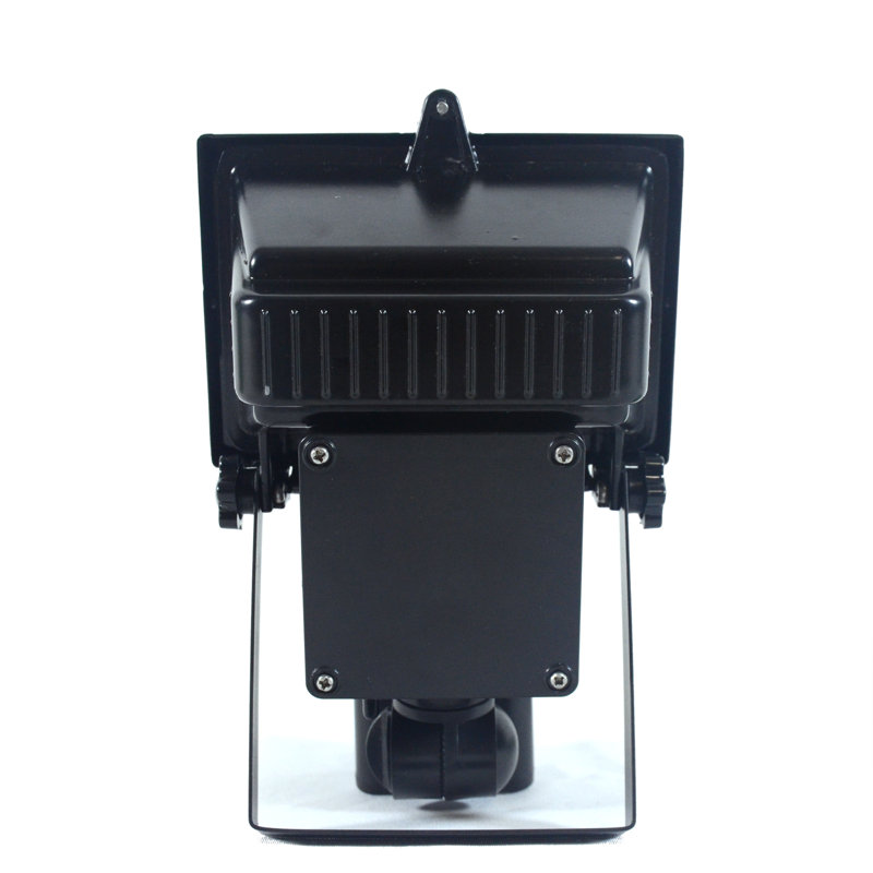 Black Solar Powered LED Motion Sensor Floodlight