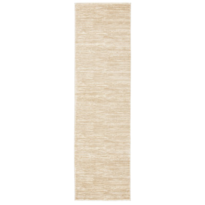 Vision Striped Area Rug In Beige