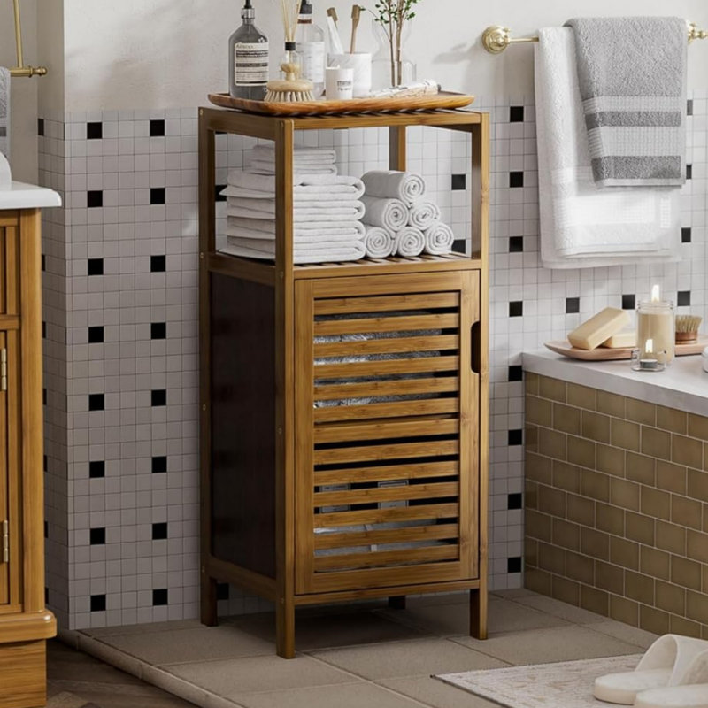 Bamboo Freestanding Bathroom Cabinet