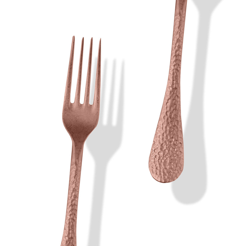 MEPRA Epoque Stainless Steel Flatware Set, Pewter Bronze