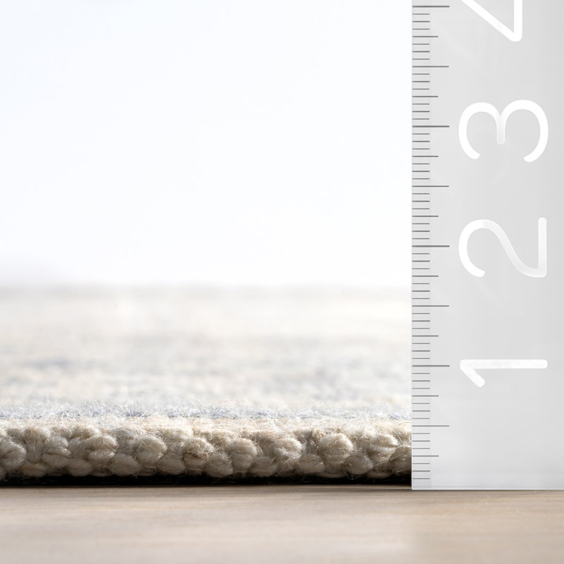 Flora Wool and Cotton Area Rug, Rectangle 8'6" x 11'6"