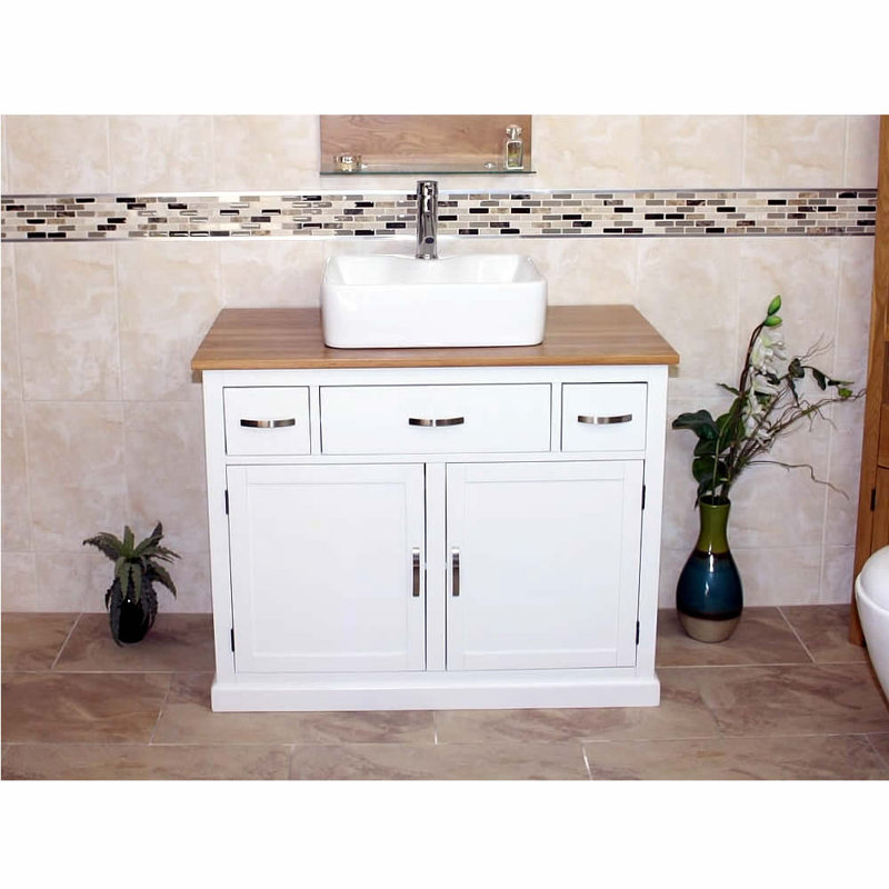 Jeff 1000mm Single Bathroom Vanity with Vessel Ceramic Basin