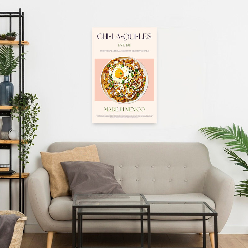 Traditional Chilaquiles Breakfast by Nazma Khokhar - Wrapped Canvas Print, 60.96 cm H x 40.64 cm W