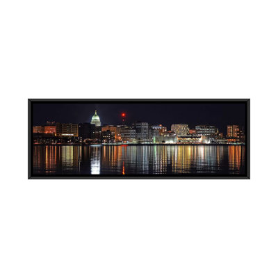" Madison Panoramic Skyline Cityscape (Night) " by Unknown Artist