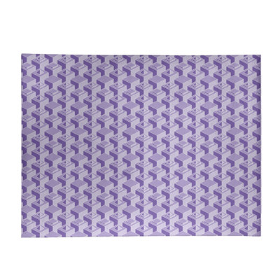 Chenille Geometric Indoor Rug
