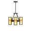 18" Square Hyde Park 4 Light Pendant