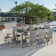 Cannes Outdoor 9 - Piece Dining Set with Cushions