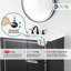 Widespread 2-handle Bathroom Faucet with Drain Assembly-46773497