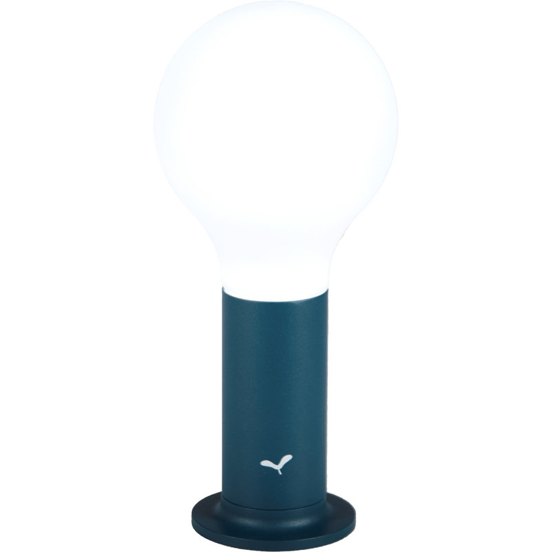 Pied de lampe ou pince Aplo, Bleu Acapulco