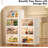 4 Tier Stackable Storage Bins with Lids, 23Qt Plastic Storage Containers