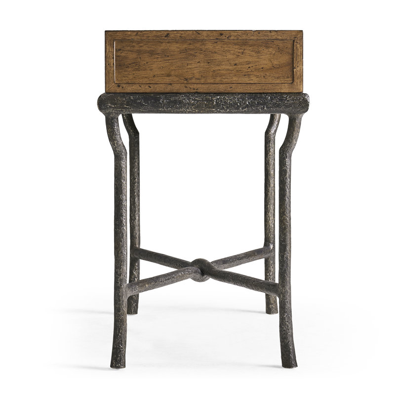 Forge Iron Storage Side Table