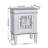Jiyah Mirrored Glass Top End Table