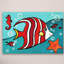 « red fish » par nicola joyner, reproduction d’art sur toile-19669103