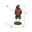 Statue de singe golfer